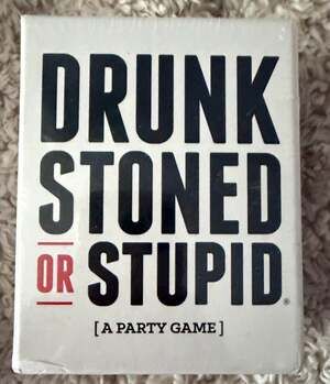 Drunk Stoned or Stupid: A Party Game (250 Cards)